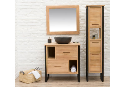Miroir 80cm Les Meubles de Complément reunion pas cher