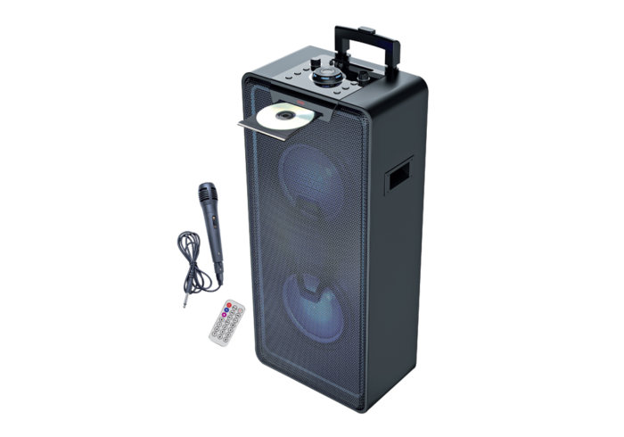 Enceinte Bluetooth Karaoké Lumineuse 1000W - Kit-M