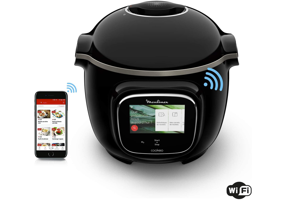 Multicuiseur Moulinex Cookeo Touch Wifi Noir (CE902800 ) - Kit-M