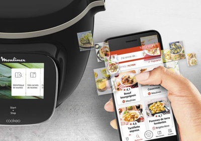 Multicuiseur Moulinex Cookeo Touch Wifi Noir (CE902800 ) Les Petits Électroménagers reunion pas cher