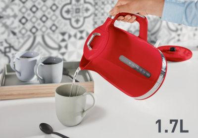 Bouilloire Moulinex Soleil Vintage Rouge (BY3205) Les Petits Électroménagers Les meubles qu'on aime ! 2