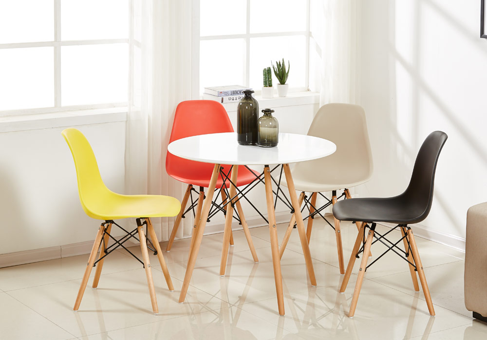 Table à manger ronde Scandinave + Chaise – Designcraft