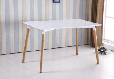 Table à Manger Rectangulaire avec 4 Chaises Noires Les Salles à Manger reunion pas cher
