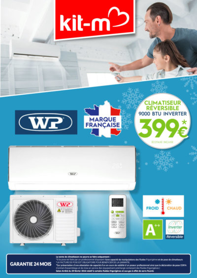 Climatiseur WP Moteur Inverter L'Électroménager reunion pas cher