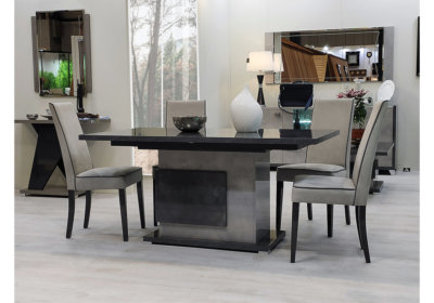Table à Manger Rectangulaire avec Piètement Central (Collection Hilton) LES BONNES AFFAIRES Les meubles qu'on aime ! 2