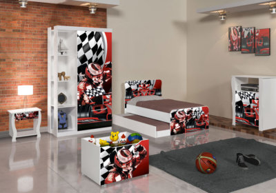 Commode 3 Tiroirs (Collection Formula One) PROMOS reunion pas cher