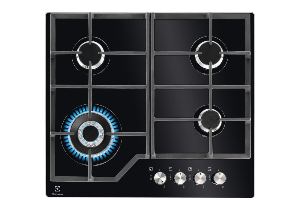 Plaque de Cuisson 4 Feux Gaz Electrolux (KGG6436) 60CM - Kit-M