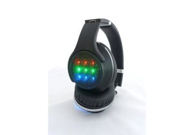 Casque Haut-Parleurs Bluetooth Lumineux (CAQ49 BTH) Mobiles / Tablettes / Casques & Écouteurs reunion pas cher