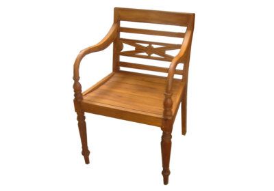 Fauteuil en Bois Collection Teck Massif Les Meubles en Teck reunion pas cher