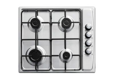 Plaque de Cuisson 4 Feux Gaz Inox LES BONNES AFFAIRES Les meubles qu'on aime !