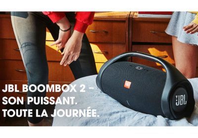 Enceinte Bluetooth Boombox 2 Noir JBL Les Barres de Son, Enceintes & Radios Les meubles qu'on aime ! 2