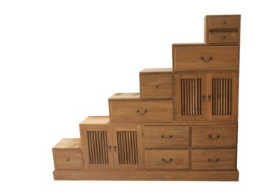 Meuble de Rangement Escalier Les Meubles Exotiques reunion pas cher