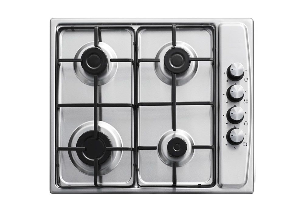 Plaque de Cuisson 4 Feux Gaz Inox (LX410BF) KitM