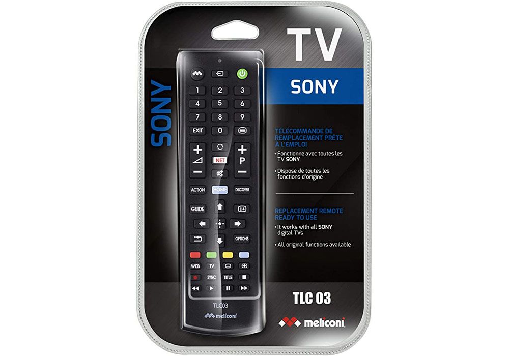 Télécommande Sony pour tous les écrans LCD Sony, LED