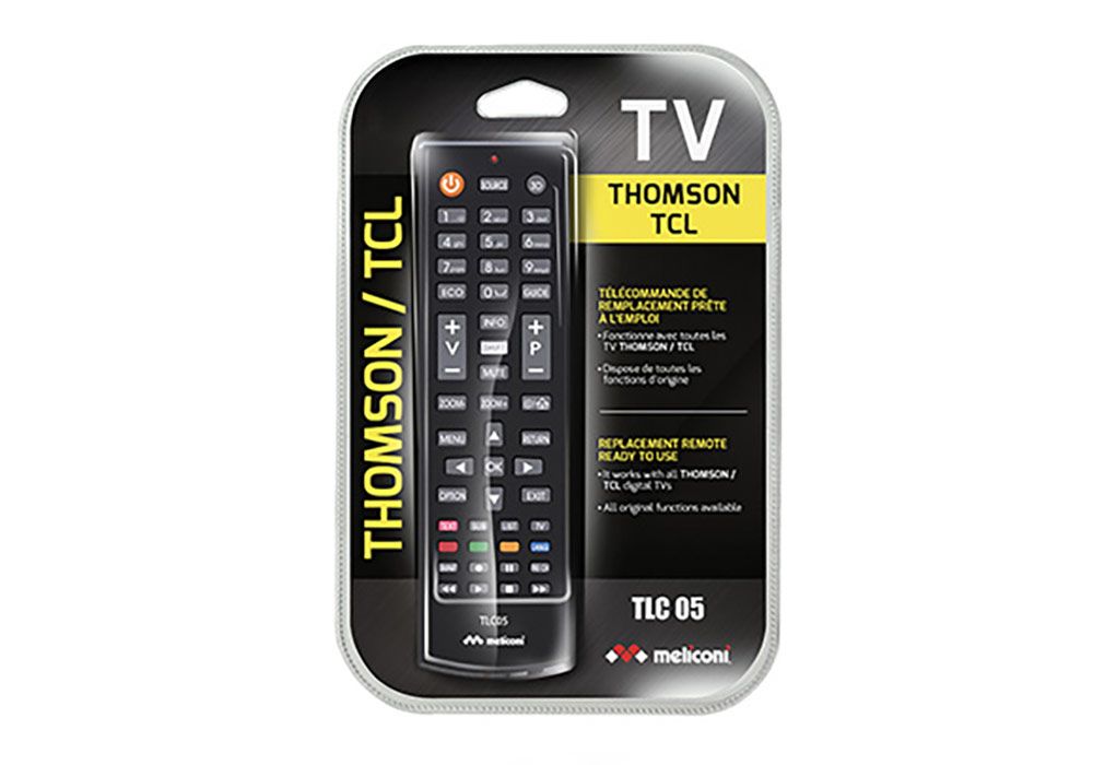 Télécommande TV Pour TCL / Thomson Meliconi (TLC006 )- Kit-M