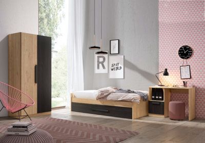 Lit Gigogne 1 Tiroir Compact Zen (Collection Estelle) Les Chambres d'Enfants reunion pas cher