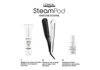 Steampod Crème de lissage Restructurante Pour Cheveux Épais (L’Oréal Professionnel) Les Petits Électroménagers reunion pas cher