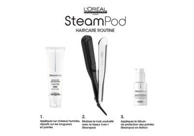 Steampod Lait de Lissage Repulpant Pour Cheveux Fins  (L’Oréal Professionnel) Les Petits Électroménagers reunion pas cher