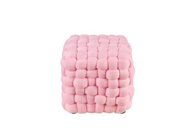 Pouf Deco Cube Braid LES BONNES AFFAIRES Les meubles qu'on aime ! 2