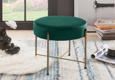 Pouf Rond LES BONNES AFFAIRES reunion pas cher