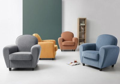 Fauteuil Clubby Nouvelle Collection Les Fauteuils, Tabourets & Poufs reunion pas cher