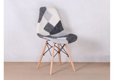 Chaise Scandinave Patchwork LES BONNES AFFAIRES reunion pas cher