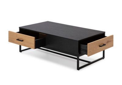 Table de Salon 2 Tiroirs (Collection Mela) Les Meubles de Complément Les meubles qu'on aime !