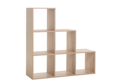 Étagère Escalier avec 6 Niches Udine 1 PROMOS reunion pas cher