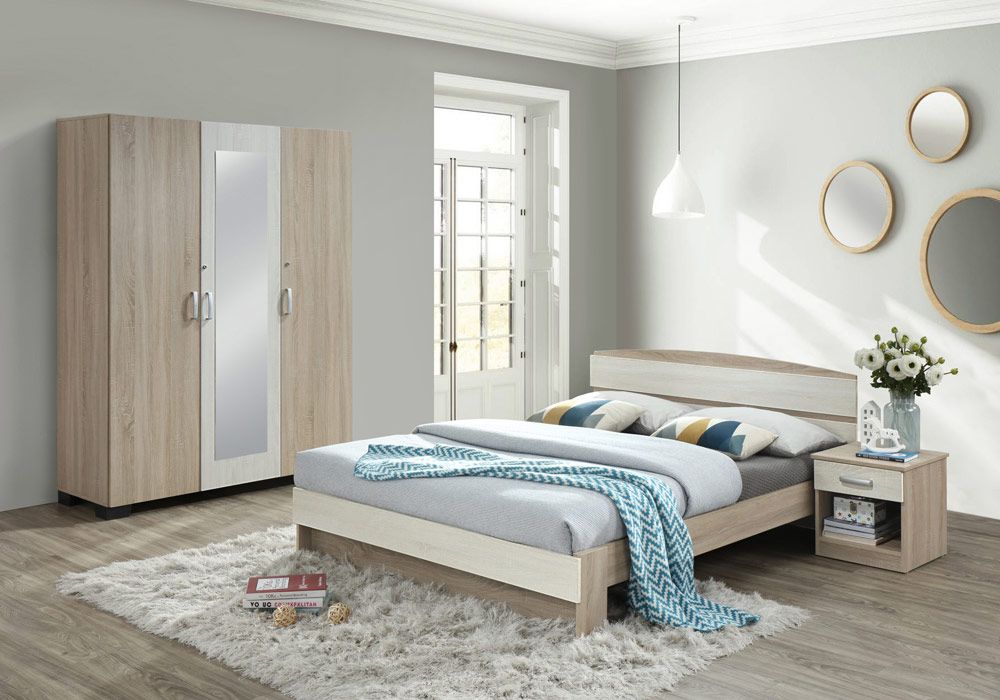 Chambre à Coucher Harold - Mobilier tendance et moderne Kit-M