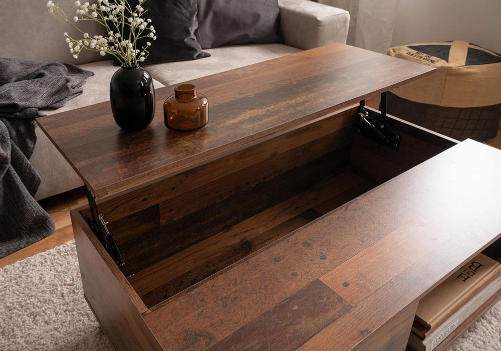 Table de Salon Como Style industriel Couleur Old Style - Kit-M