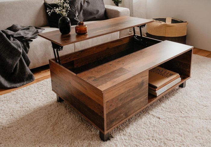 Table de Salon Como Style industriel Couleur Old Style - Kit-M