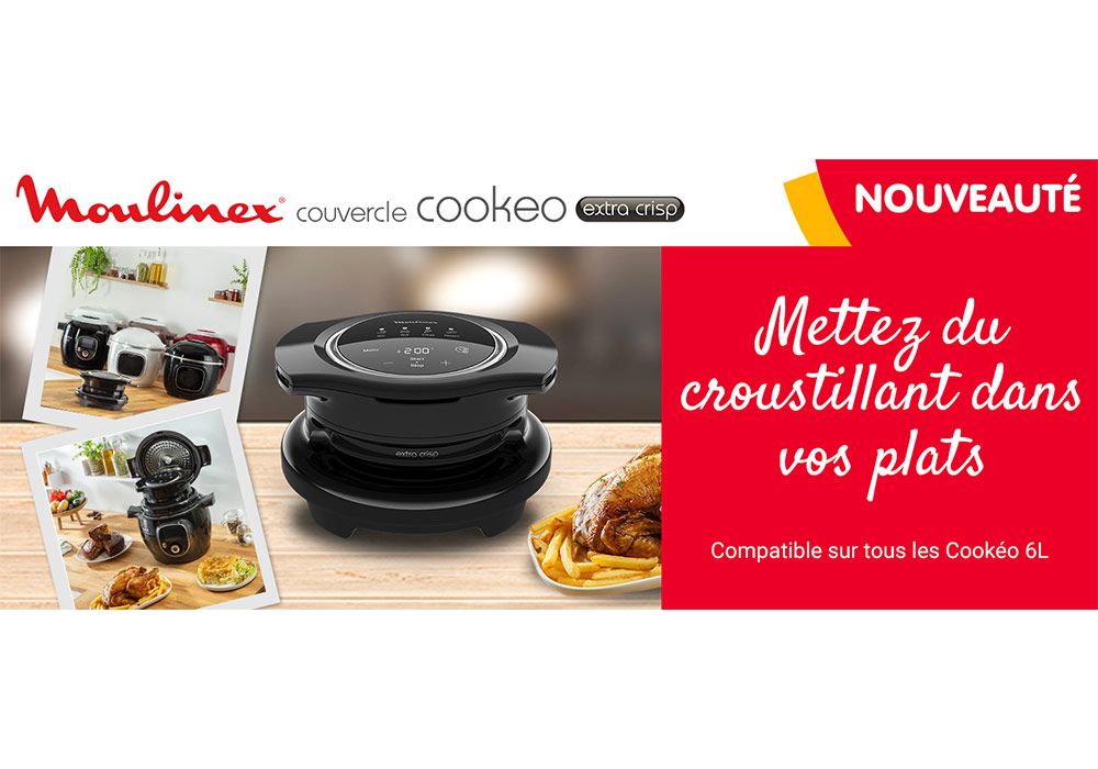 Couvercle Cookeo Extra Crisp Moulinex (EZ1508) -Utile- Kit-M