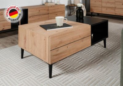 Table de Salon 1 Tiroir (Collection Nola) Les Meubles de Complément Les meubles qu'on aime !