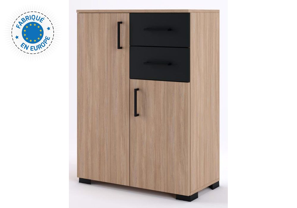 Meuble bas cuisine 2 tiroirs au meilleur prix | Leroy Merlin