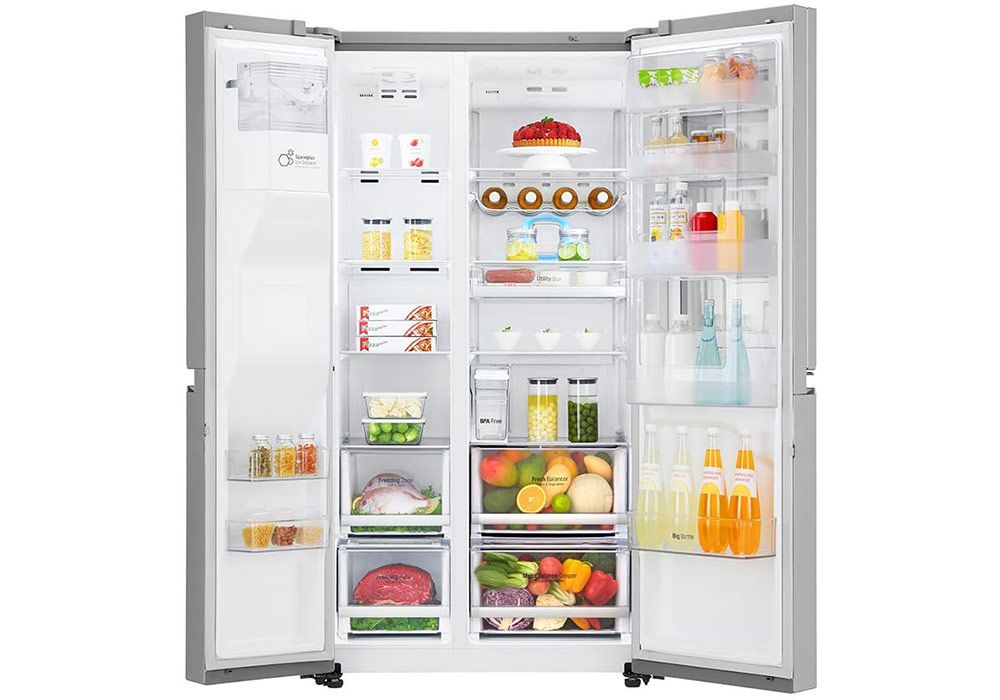 Test LG GSK6876SC : un réfrigérateur américain InstaView qui en met plein  la vue - Les Numériques