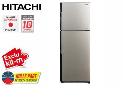 Réfrigérateur 2 Portes 203L Hitachi (RH241PRU0) Exclu Kit-M !!! reunion pas cher