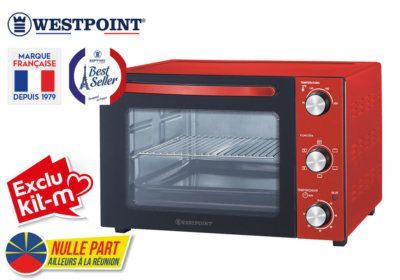 Four à Poser 45L Rouge Westpoint (WOY-4519-5DRR) Exclu Kit-M !!! reunion pas cher