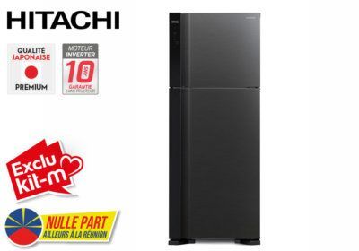 Réfrigérateur 2 Portes 450L Hitachi (RV541PRU9) Exclu Kit-M !!! reunion pas cher