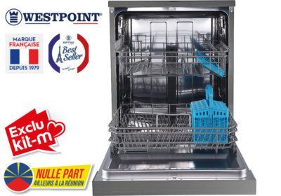 Lave-Vaisselle 12 Couverts Westpoint (WYM126E21ES) Exclu Kit-M !!! reunion pas cher