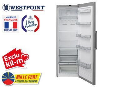Réfrigérateur 1 Porte 390L Westpoint (WLNI-44F21.EI) Exclu Kit-M !!! reunion pas cher