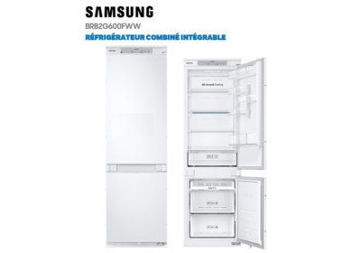 Réfrigérateur Combiné Intégrable Samsung (BRB2G600FWW) L'Électroménager reunion pas cher