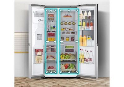 Réfrigérateur Américain LG  Instaview Door-in-Door (GSXV90PZAE) L'Électroménager reunion pas cher