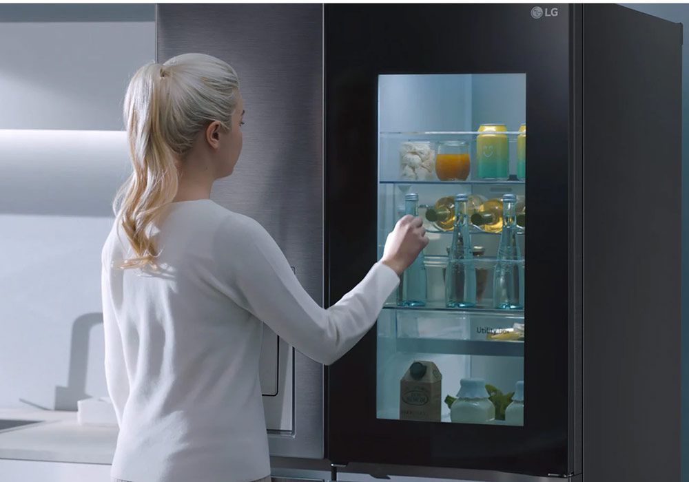 Réfrigérateur américain InstaView Door in Door LG GSXV90PZAE