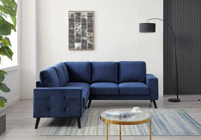 Salon d’Angle Ray 4 Scandinave Les Angles reunion pas cher