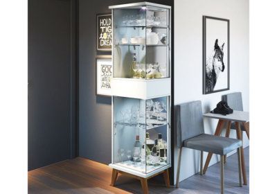 Vitrine 2 Portes Nuances LES BONNES AFFAIRES Les meubles qu'on aime !