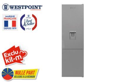 Combiné 2 Portes avec Distributeur d’eau 367L Westpoint  (WCNI-40F21-EWDS) Exclu Kit-M !!! reunion pas cher