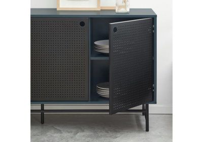 Buffet Bas 2 Portes 4 Tiroirs Teulat Punto LES BONNES AFFAIRES reunion pas cher