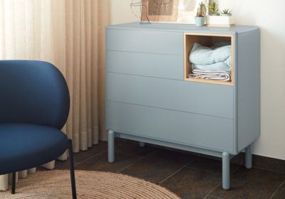Commode 4 Tiroirs Teulat Corvo La Chambre reunion pas cher
