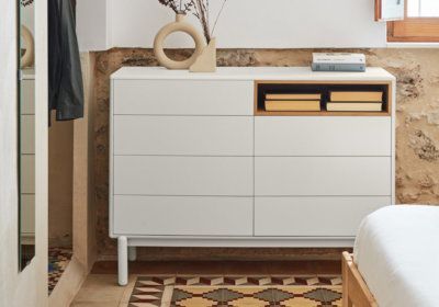 Commode 7 Tiroirs Teulat Corvo La Chambre reunion pas cher