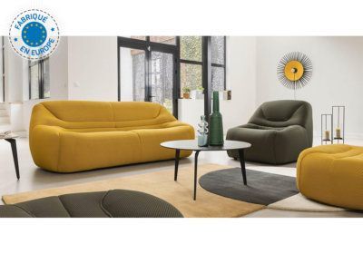 Salon Design Canapé 3 Places Maxi Sky Joly design Les Salons & Fauteuils reunion pas cher